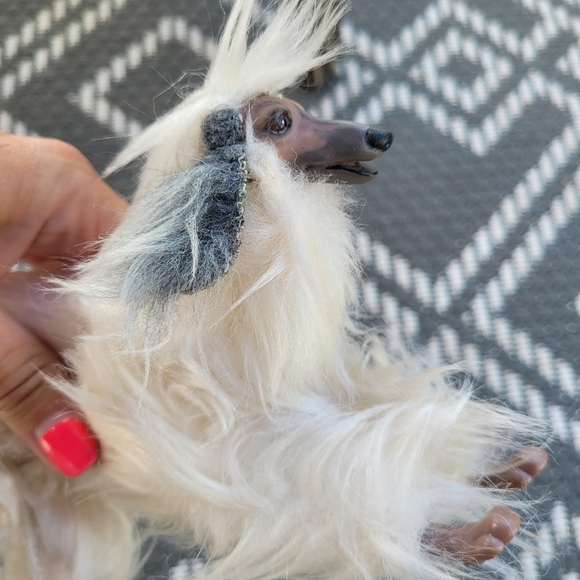 Vintage 1979 Mattel Barbie Afghan Hound Dog Beauty Articulated Posable Dog Toy - Picture 3 of 6